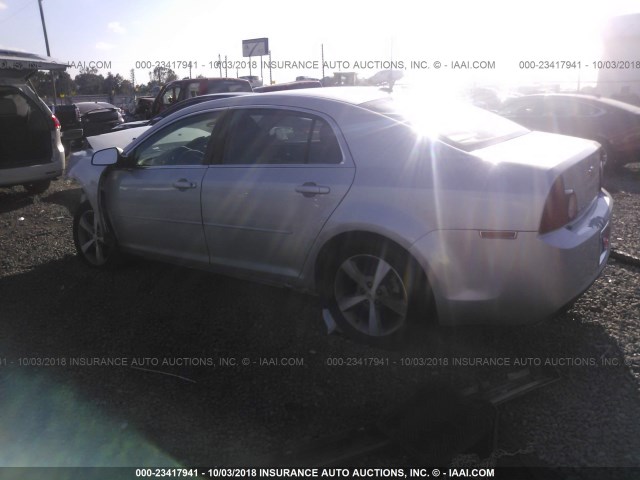 1G1ZC5E13BF191645 - 2011 CHEVROLET MALIBU 1LT SILVER photo 3