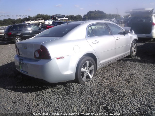 1G1ZC5E13BF191645 - 2011 CHEVROLET MALIBU 1LT SILVER photo 4