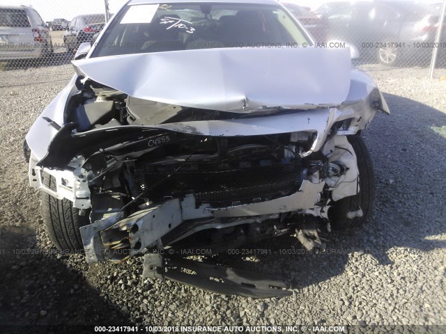 1G1ZC5E13BF191645 - 2011 CHEVROLET MALIBU 1LT SILVER photo 6