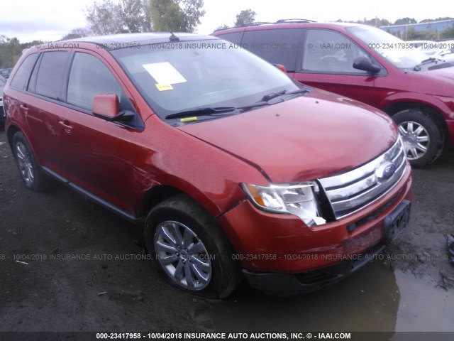 2FMDK39C77BB29285 - 2007 FORD EDGE SEL PLUS ORANGE photo 1