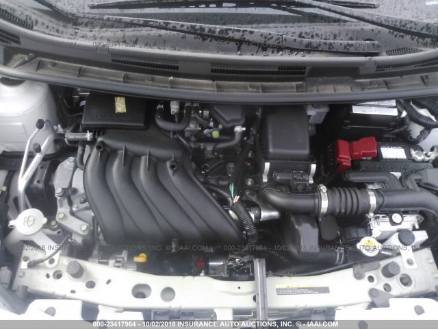 3N1CE2CP2HL371097 - 2017 NISSAN VERSA NOTE S/S PLUS/SV/SL/SR WHITE photo 10