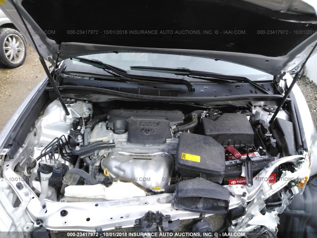 4T1BF1FK1EU745938 - 2014 TOYOTA CAMRY L/SE/LE/XLE Gümüş foto 10