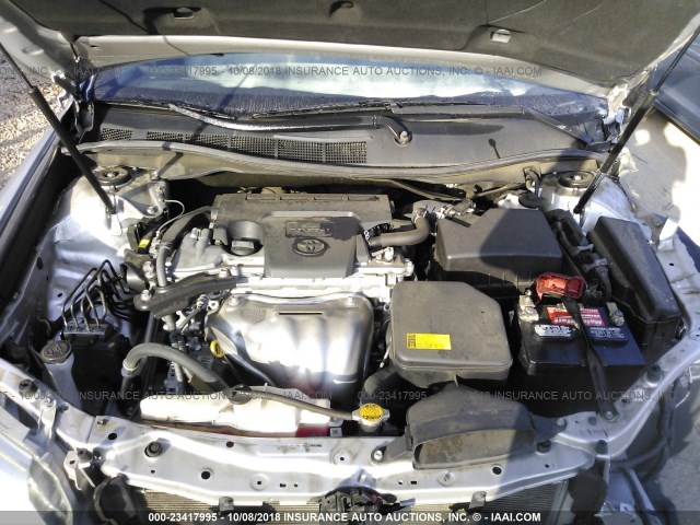 4T1BF1FK7CU122918 - 2012 TOYOTA CAMRY SE/LE/XLE 银色 照片 10