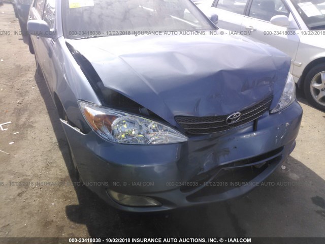 4T1BF30K84U572664 - 2004 TOYOTA CAMRY LE/XLE/SE 浅蓝色 照片 6