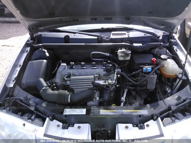 1G8AJ55F27Z126646 - 2007 SATURN ION LEVEL 2 SILVER photo 10