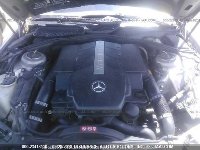 WDBNG70J74A413485 - 2004 MERCEDES-BENZ S 430 SILVER photo 10