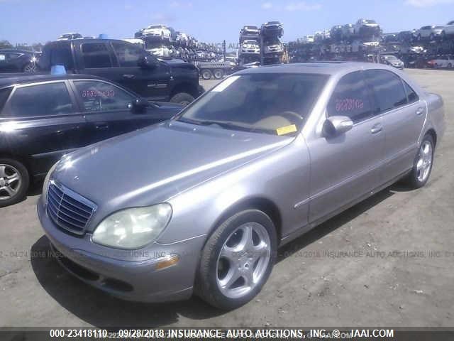 WDBNG70J74A413485 - 2004 MERCEDES-BENZ S 430 SILVER photo 2