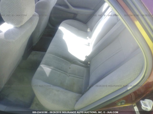 4T1BG22K5YU620986 - 2000 TOYOTA CAMRY CE/LE/XLE 勃艮第红 照片 8
