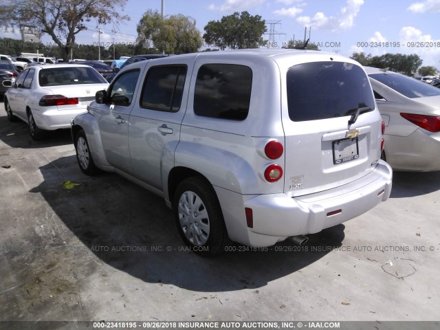 3GNCA13B09S553919 - 2009 CHEVROLET HHR LS Gris foto 3
