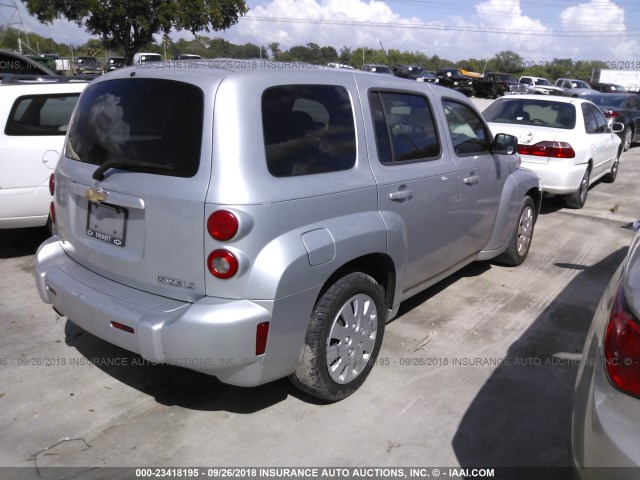 3GNCA13B09S553919 - 2009 CHEVROLET HHR LS Gris foto 4