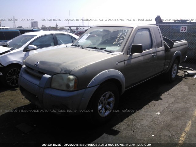 1N6DD26S71C311755 - 2001 NISSAN FRONTIER KING CAB XE GOLD photo 2