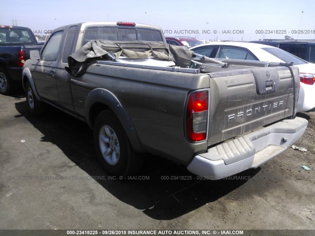 1N6DD26S71C311755 - 2001 NISSAN FRONTIER KING CAB XE GOLD photo 3
