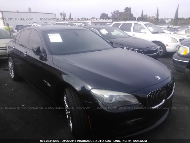 WBAKA8C53BCY36461 - 2011 BMW 750 I BLUE photo 1