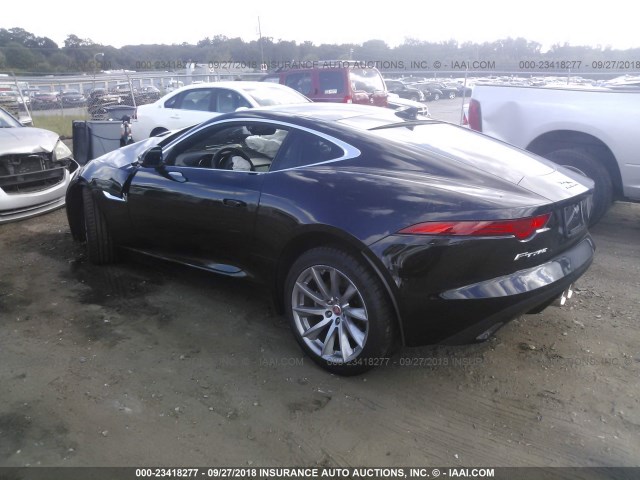 SAJWA6AT1H8K38814 - 2017 JAGUAR F-TYPE BLACK photo 3