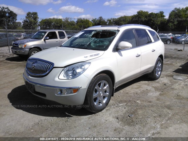5GALRCED8AJ202551 - 2010 BUICK ENCLAVE CXL 白色 照片 2