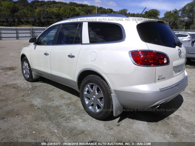 5GALRCED8AJ202551 - 2010 BUICK ENCLAVE CXL 白色 照片 3