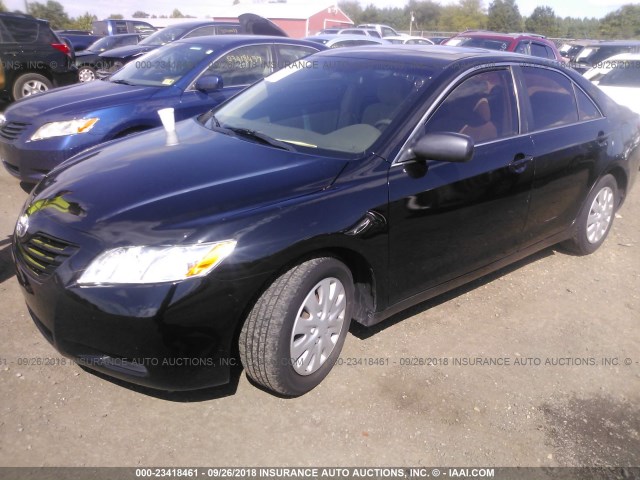 4T1BE46K98U197034 - 2008 TOYOTA CAMRY CE/LE/XLE/SE BLACK photo 2