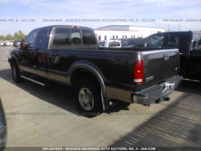 1FTSX21P05EA83936 - 2005 FORD F250 SUPER DUTY ნაცრისფერი ფოტო 3