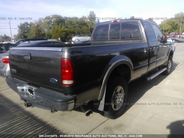 1FTSX21P05EA83936 - 2005 FORD F250 SUPER DUTY ნაცრისფერი ფოტო 4