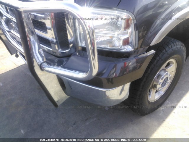1FTSX21P05EA83936 - 2005 FORD F250 SUPER DUTY ნაცრისფერი ფოტო 6