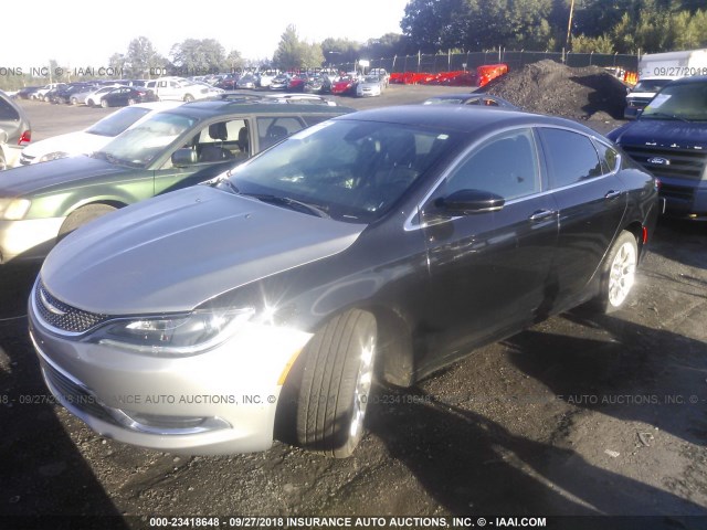 1C3CCCEG7FN686937 - 2015 CHRYSLER 200 C BLACK photo 2