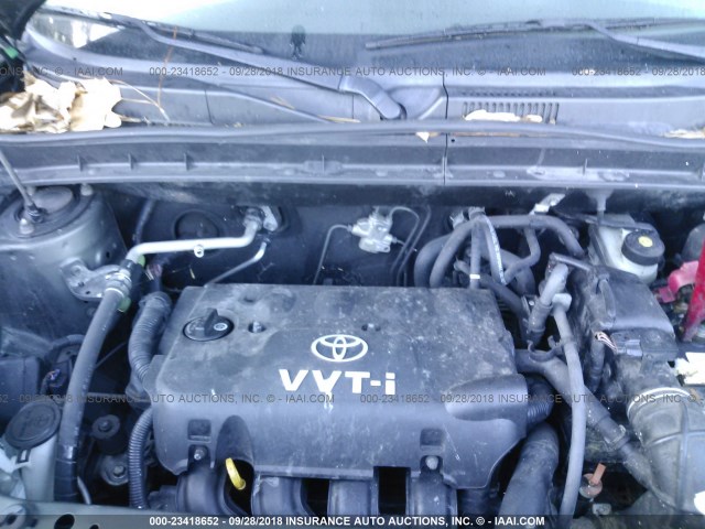 JTLKT324364048034 - 2006 TOYOTA SCION XB Gris foto 10