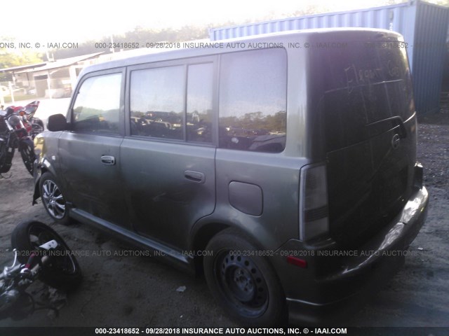 JTLKT324364048034 - 2006 TOYOTA SCION XB Gris foto 3