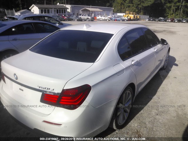 WBAYE8C59ED135260 - 2014 BMW 750 LI WHITE photo 4