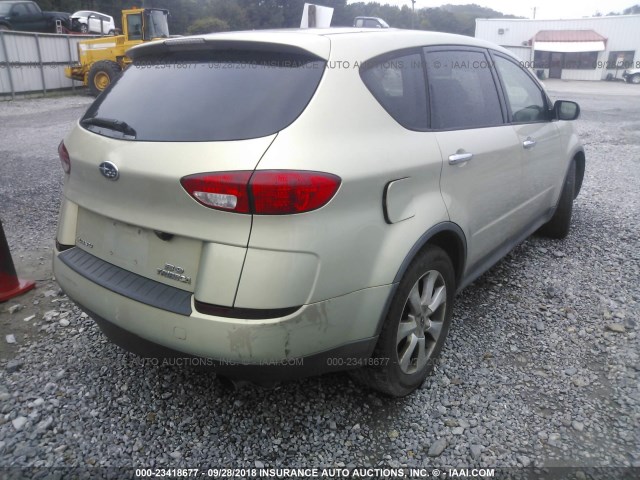 4S4WX86D174406849 - 2007 SUBARU B9 TRIBECA 3.0 H6/3.0 H6 LIMITED TAN photo 4