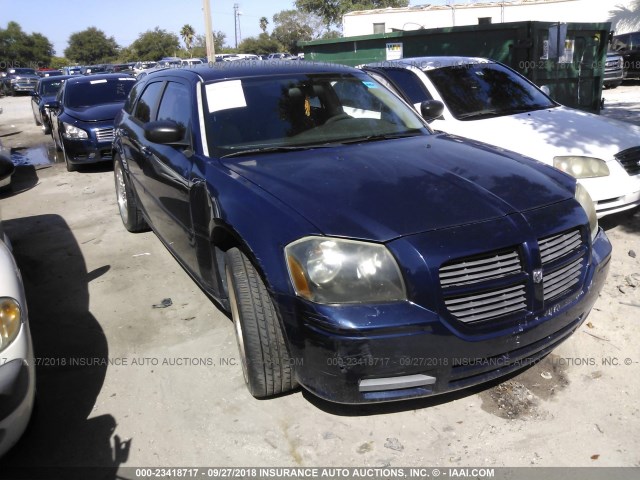 2D4FV47T76H374566 - 2006 DODGE MAGNUM SE BLUE photo 1