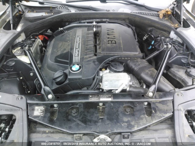 WBAFR7C56CC810653 - 2012 BMW 535 I BLACK photo 10