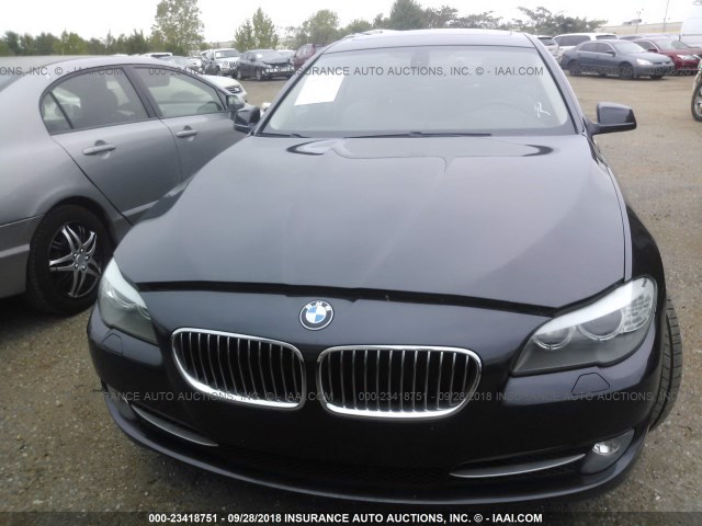 WBAFR7C56CC810653 - 2012 BMW 535 I BLACK photo 6