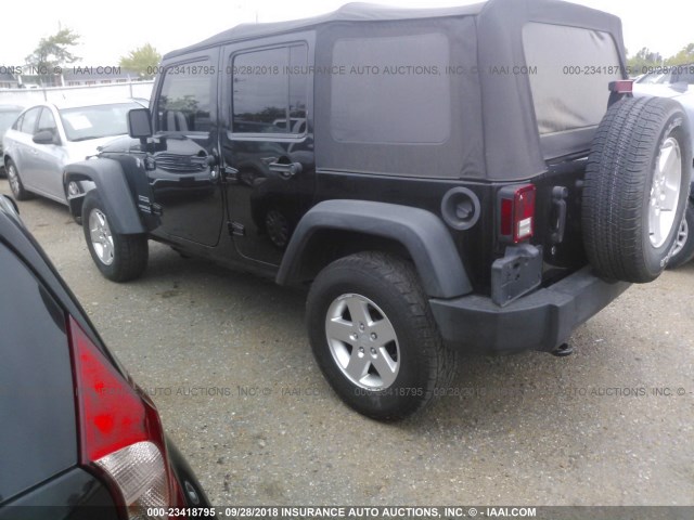 1C4HJWDG0CL112083 - 2012 JEEP WRANGLER UNLIMITE SPORT BLACK photo 3