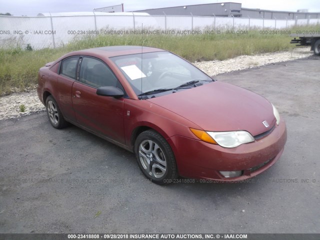 1G8AV12F33Z186558 - 2003 SATURN ION LEVEL 3 ORANGE photo 1