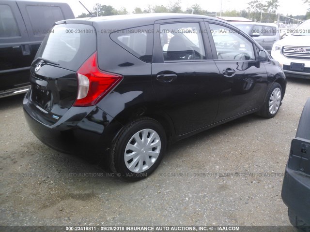 3N1CE2CP2EL408919 - 2014 NISSAN VERSA NOTE S/S PLUS/SV/SL BLACK photo 4