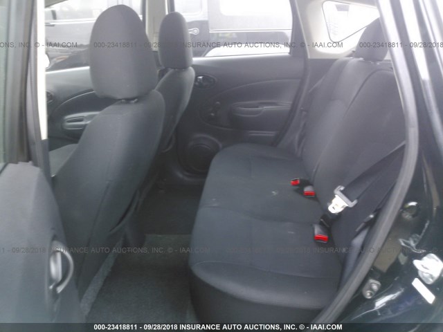 3N1CE2CP2EL408919 - 2014 NISSAN VERSA NOTE S/S PLUS/SV/SL BLACK photo 8