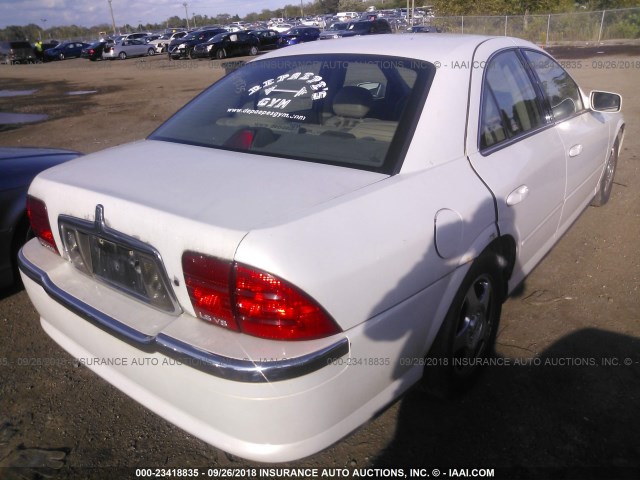 1LNHM87A61Y606146 - 2001 LINCOLN LS WHITE photo 4