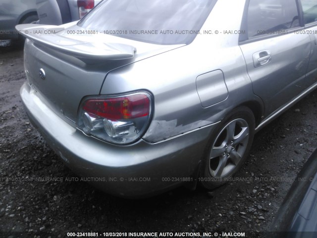 JF1GD67666H518775 - 2006 SUBARU IMPREZA 2.5I SILVER photo 6