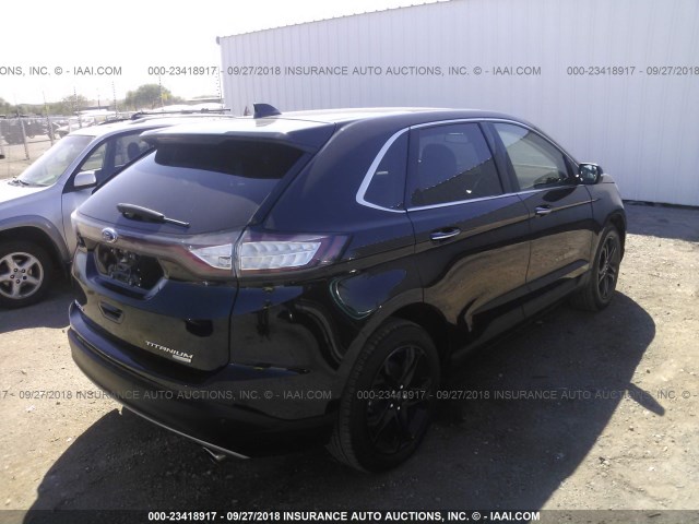 2FMPK3K95HBB82502 - 2017 FORD EDGE TITANIUM BLACK photo 4