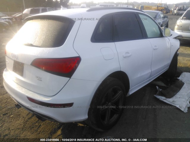 WA1DGAFPXEA018508 - 2014 AUDI Q5 PREMIUM PLUS WHITE photo 4