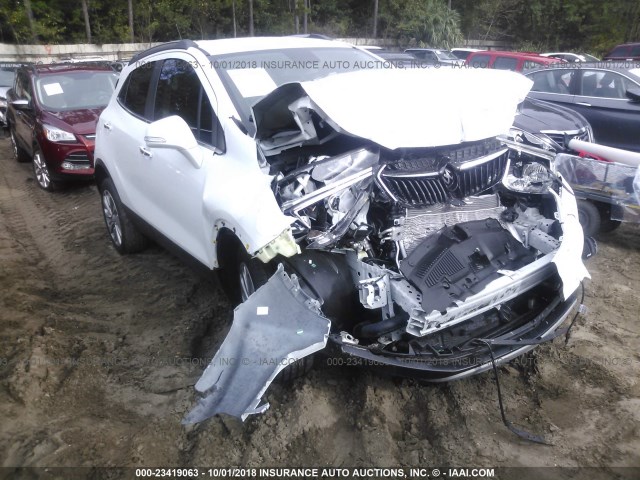 KL4CJASB6JB579476 - 2018 BUICK ENCORE PREFERRED Ақ фото 1
