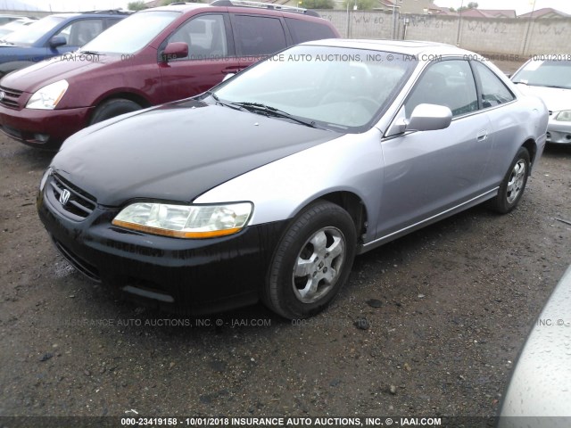 1HGCG32781A030235 - 2001 HONDA ACCORD EX SILVER photo 2