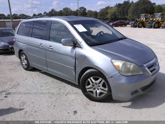 5FNRL38625B136020 - 2005 HONDA ODYSSEY EXL SILVER photo 1