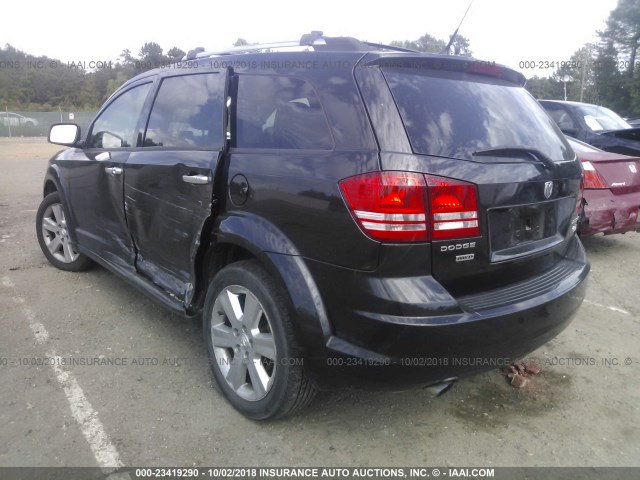 3D4PH9FV3AT234882 - 2010 DODGE JOURNEY R/T BLACK photo 3