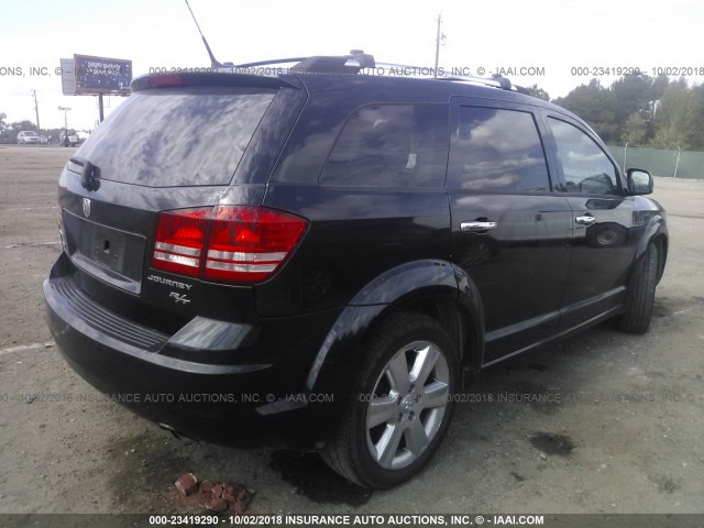 3D4PH9FV3AT234882 - 2010 DODGE JOURNEY R/T BLACK photo 4