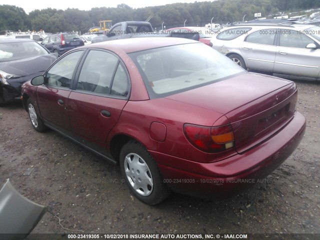 1G8ZH5281YZ160986 - 2000 SATURN SL1 RED photo 3