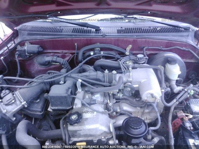 5TEGM92N32Z012565 - 2002 TOYOTA TACOMA DOUBLE CAB PRERUNNER RED photo 10