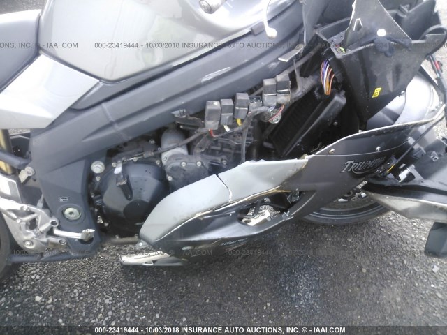 SMT601PKX8J356485 - 2008 TRIUMPH MOTORCYCLE SPRINT ST/ABS GRAY photo 8