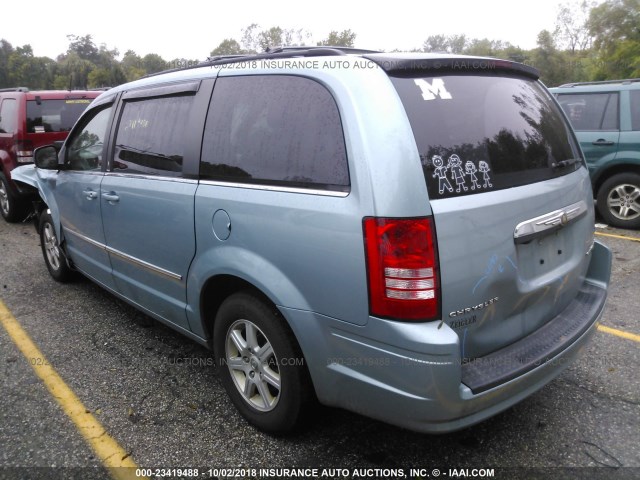 2A4RR5D18AR299641 - 2010 CHRYSLER TOWN & COUNTRY TOURING BLUE photo 3