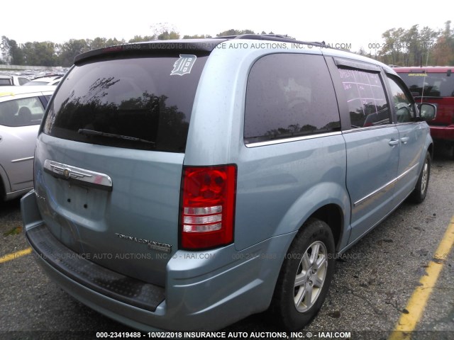 2A4RR5D18AR299641 - 2010 CHRYSLER TOWN & COUNTRY TOURING BLUE photo 4